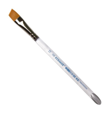 Pincel Sintetico Chanfrado 330-12 Keramik